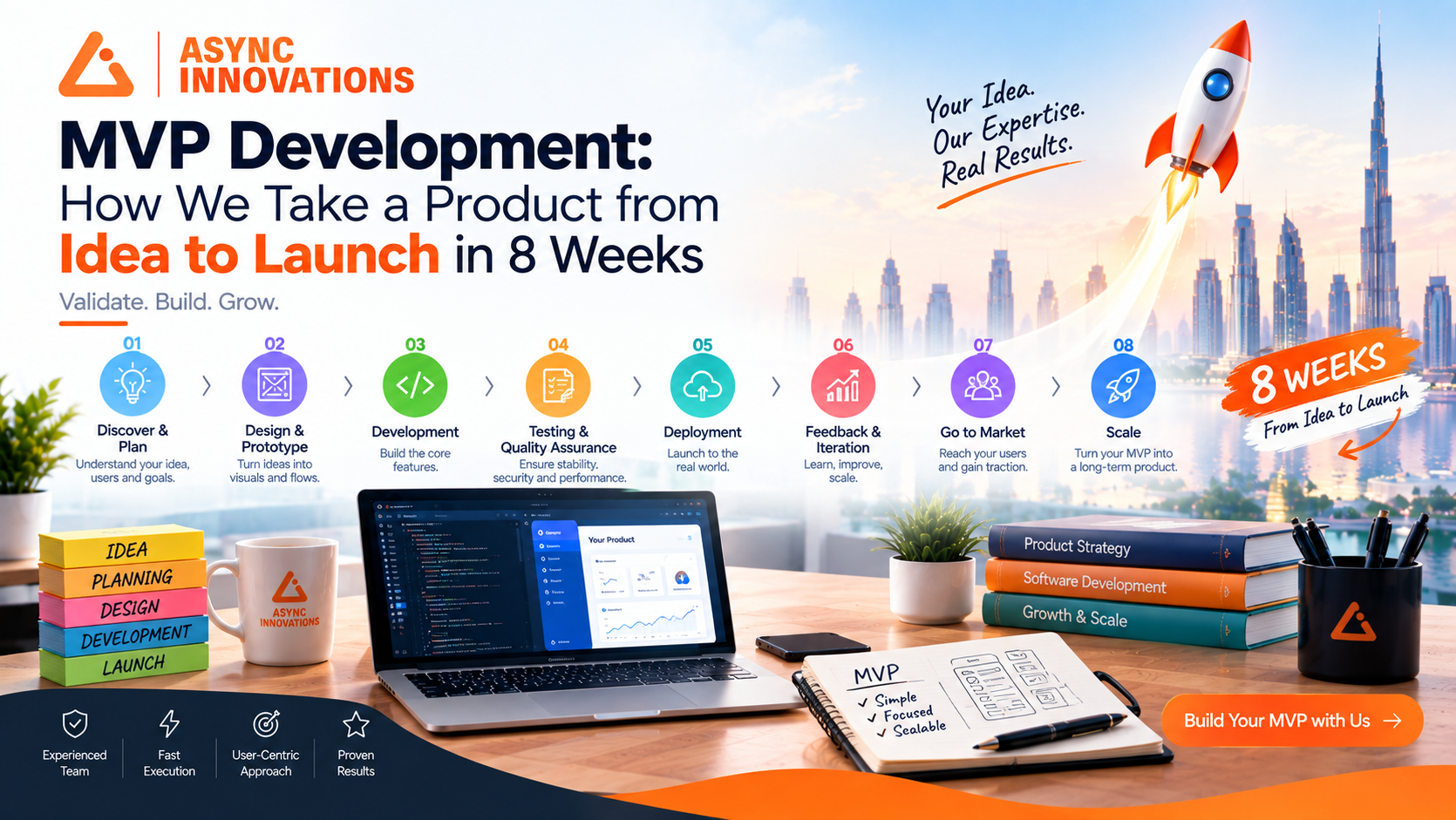 MVP Development: How We Take a Product from Idea to Launch in 8 Weeks