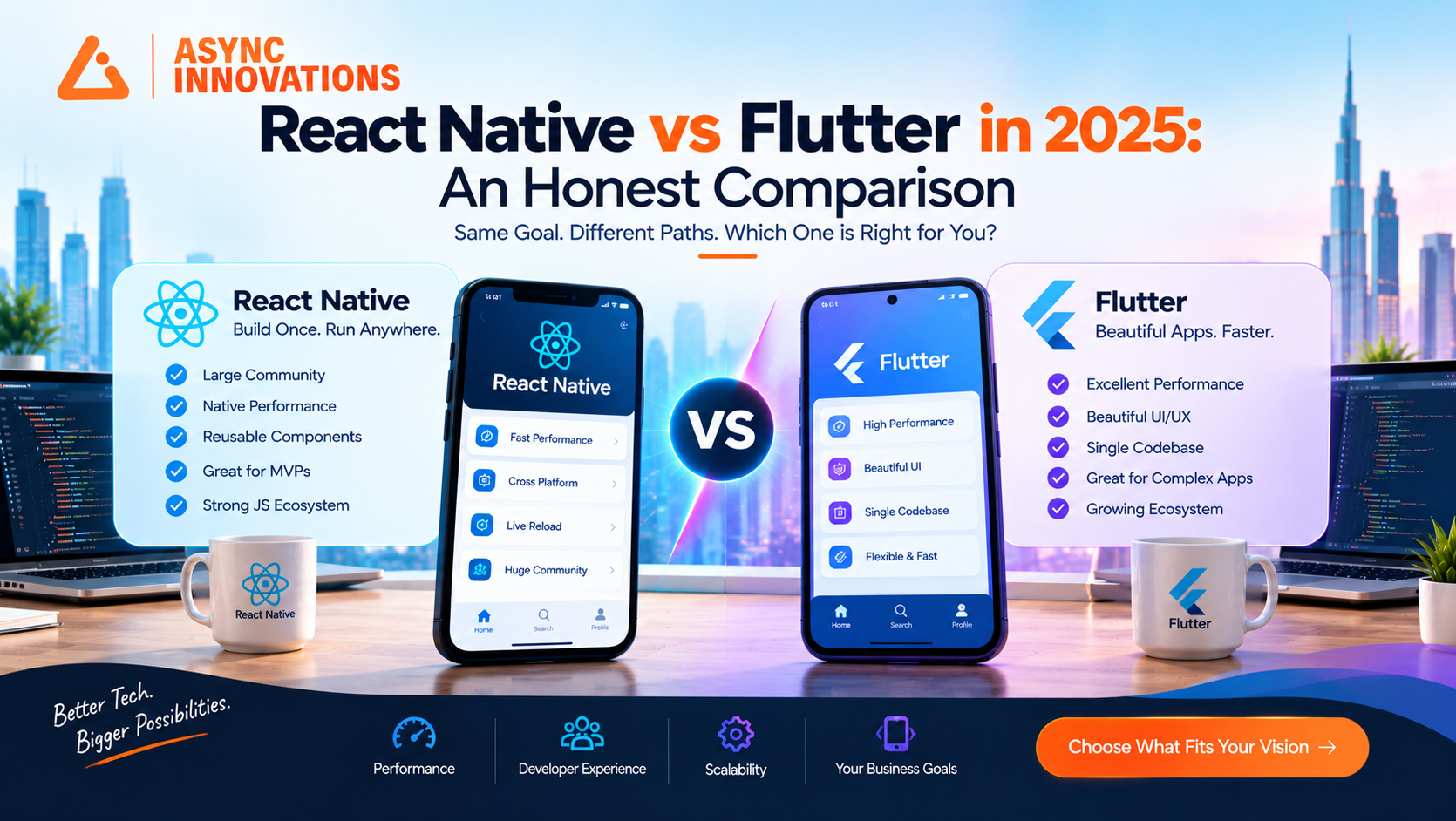 React Native vs Flutter in 2025: An Honest Comparison From a Development Team That Uses Both