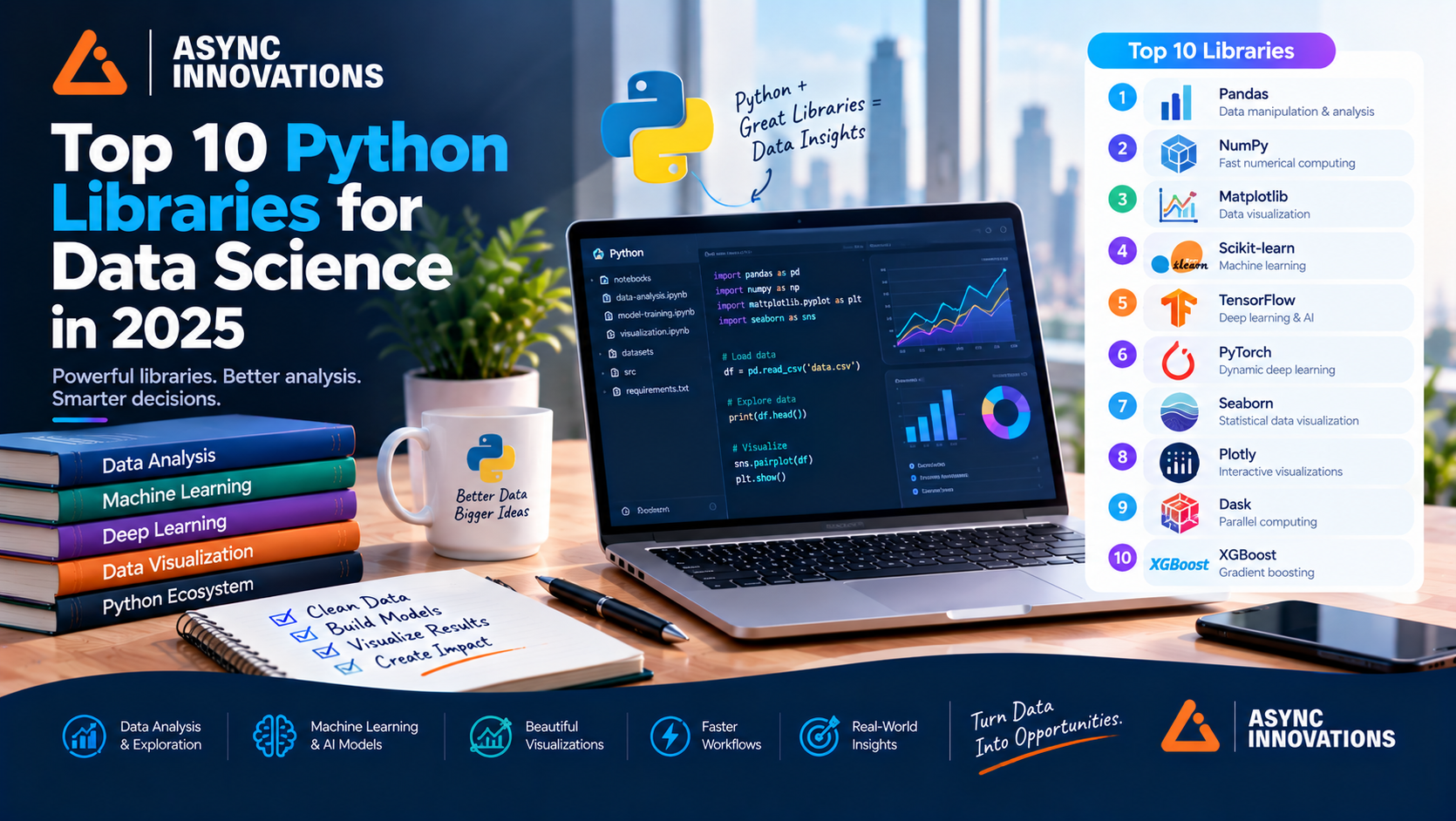 Top 10 Python Libraries for Data Science in 2025