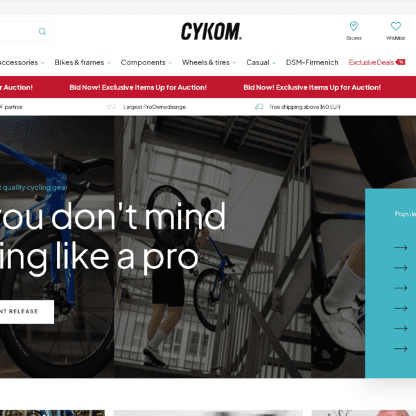 E-commerce Optimization for Cykom