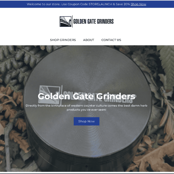 Shopify Store Development for Golden Gate Grinders